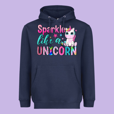 Sparkle Like A Unicorn Heavyweight Hoodie Designed By Nancycooperartshop