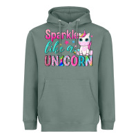 Sage sparkle like a unicorn Heavyweight Hoodie - NancyCooperArtShop