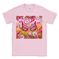 Bubblegum Pink Hour Breast Cancer Bra Classic Tee - Artiststas