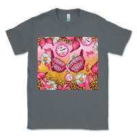 Charcoal Heather Hour Breast Cancer Bra Classic Tee - Artiststas