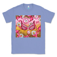 Colony Blue Hour Breast Cancer Bra Classic Tee - Artiststas