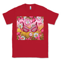Red Hour Breast Cancer Bra Classic Tee - Artiststas