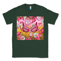 Sports Green Hour Breast Cancer Bra Classic Tee - Artiststas