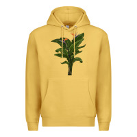 Antique Gold the bird of paradise Premium Hoodie - LillyAllenDesigns