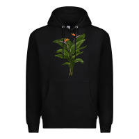 Black the bird of paradise Premium Hoodie - LillyAllenDesigns