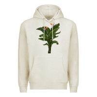 Oatmeal Heather the bird of paradise Premium Hoodie - LillyAllenDesigns