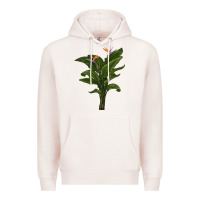 Pale Pink the bird of paradise Premium Hoodie - LillyAllenDesigns