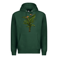 Sports Green the bird of paradise Premium Hoodie - LillyAllenDesigns