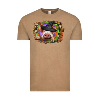 Halloween Pig Vintage Tee | Teevron