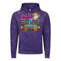 Cloud Purple drink happy thoughts Vintage Hoodie - Zillion Design Studio