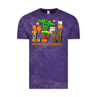 Cloud Purple lpn juneteenth licensed practical nurse Vintage Tee - AdoDesignShop