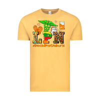 Vintage Mustard lpn juneteenth licensed practical nurse Vintage Tee - AdoDesignShop