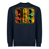 Navy juneteenth 1865 tumbler Heavyweight Sweatshirt - HRA Design Shop