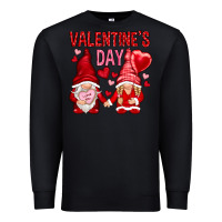Black valentines day with gnomies Premium Sweatshirt - NancyCooperArtShop