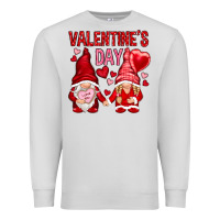 Dove Grey valentines day with gnomies Premium Sweatshirt - NancyCooperArtShop