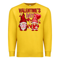 Lemon valentines day with gnomies Premium Sweatshirt - NancyCooperArtShop