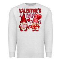 Oatmeal Heather valentines day with gnomies Premium Sweatshirt - NancyCooperArtShop