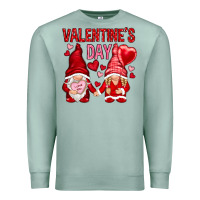 Seafoam valentines day with gnomies Premium Sweatshirt - NancyCooperArtShop