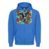 True Royal western black and white cow Zipper Hoodie - BarkalooDesign