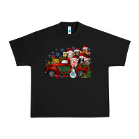 Black christmas farm animals truck Urban Heavy Tee - RacoonDesign