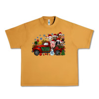 Christmas Farm Animals Truck Urban Heavy Tee | Teevron