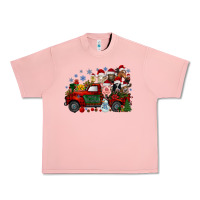 Salmon christmas farm animals truck Urban Heavy Tee - RacoonDesign