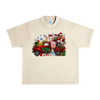 Sandshell christmas farm animals truck Urban Heavy Tee - RacoonDesign