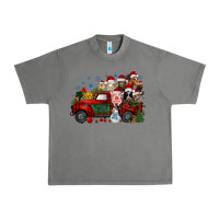 Tornado christmas farm animals truck Urban Heavy Tee - RacoonDesign