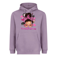 Lavender small business messy bun Heavyweight Hoodie - NancyCooperArtShop