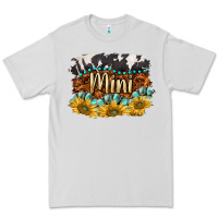 Dove Grey western mini Premium Tee - BarkalooDesign
