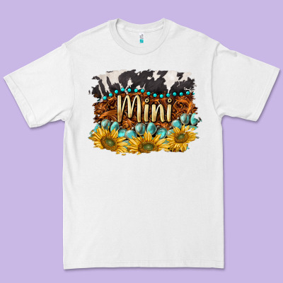 Western Mini Premium Tee Designed By Barkaloodesign