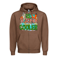 Chestnut pe teacher but cooler Zipper Hoodie - NancyCooperArtShop