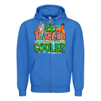True Royal pe teacher but cooler Zipper Hoodie - NancyCooperArtShop