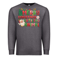 Charcoal Heather merry christmas ya filthy animal Premium Sweatshirt - MaliasSmallBusiness