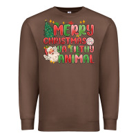 Chestnut merry christmas ya filthy animal Premium Sweatshirt - MaliasSmallBusiness
