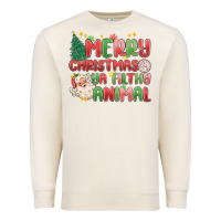 Sandshell merry christmas ya filthy animal Premium Sweatshirt - MaliasSmallBusiness