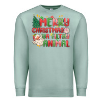 Seafoam merry christmas ya filthy animal Premium Sweatshirt - MaliasSmallBusiness
