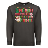Smoke merry christmas ya filthy animal Premium Sweatshirt - MaliasSmallBusiness