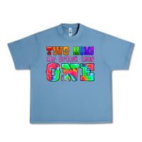 Pebble Blue two moms are better than one Urban Heavy Tee - HRA Design Shop