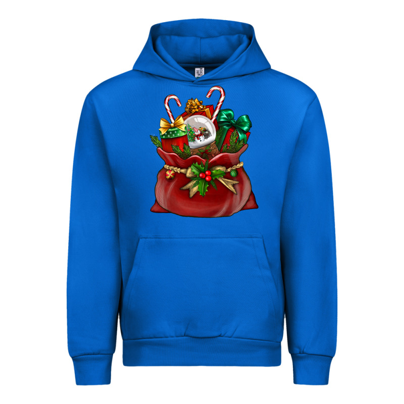 Chrismas Santa Claus Bag Urban Hoodie by NancyCooperArtShop | Teevron