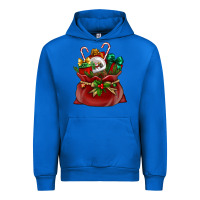 Cobalt Chrismas Santa claus bag Urban Hoodie - NancyCooperArtShop