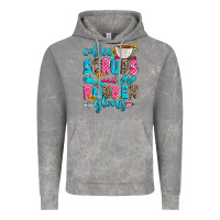 Cloud Rock coffee scrubs and rubber gloves Vintage Hoodie - Zillion Design Studio