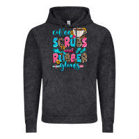 Vintage Black coffee scrubs and rubber gloves Vintage Hoodie - Zillion Design Studio