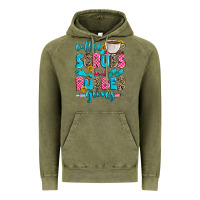 Vintage Olive coffee scrubs and rubber gloves Vintage Hoodie - Zillion Design Studio