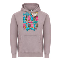 Vintage Zinc coffee scrubs and rubber gloves Vintage Hoodie - Zillion Design Studio