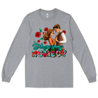 Heather Grey where is my romeo Long Sleeve Tee - AdoDesignShop