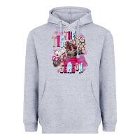 Heather Grey tis the season winter skull Heavyweight Hoodie - NancyCooperArtShop