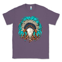 Lavender bull skull indian headdress Classic Tee - JahusDesignShop