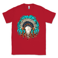 Red bull skull indian headdress Classic Tee - JahusDesignShop