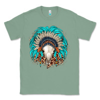 Sage bull skull indian headdress Classic Tee - JahusDesignShop